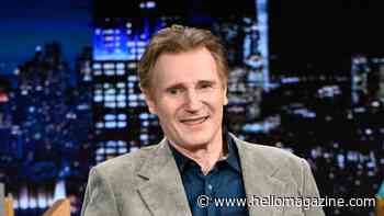 Liam Neeson, 74, holds hands with striking younger costar for red carpet appearance - see photos
