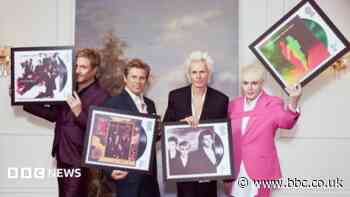 Le Bon delighted with Duran Duran stamp collection