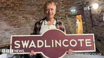 Long-lost station sign features in heritage festival