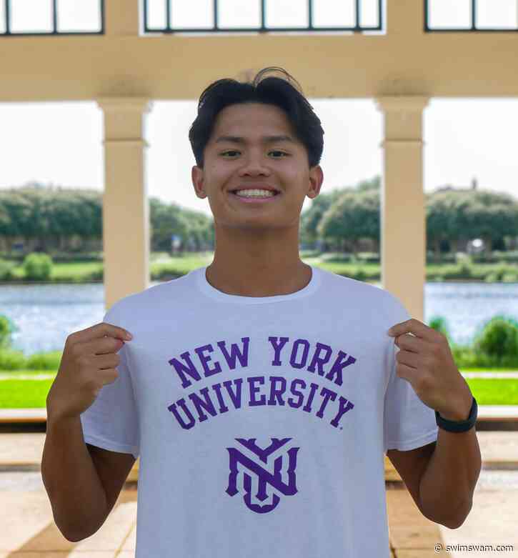 Futures Finalist Ethan Chen to Swim for NYU Starting Fall 2027