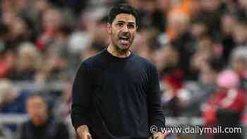 Mikel Arteta rages at penalty decision against Arsenal - despite 2-0 win sending them top - as he gives awkward interview about 'judo roll' incident: 'I'm so upset. It is unacceptable!'