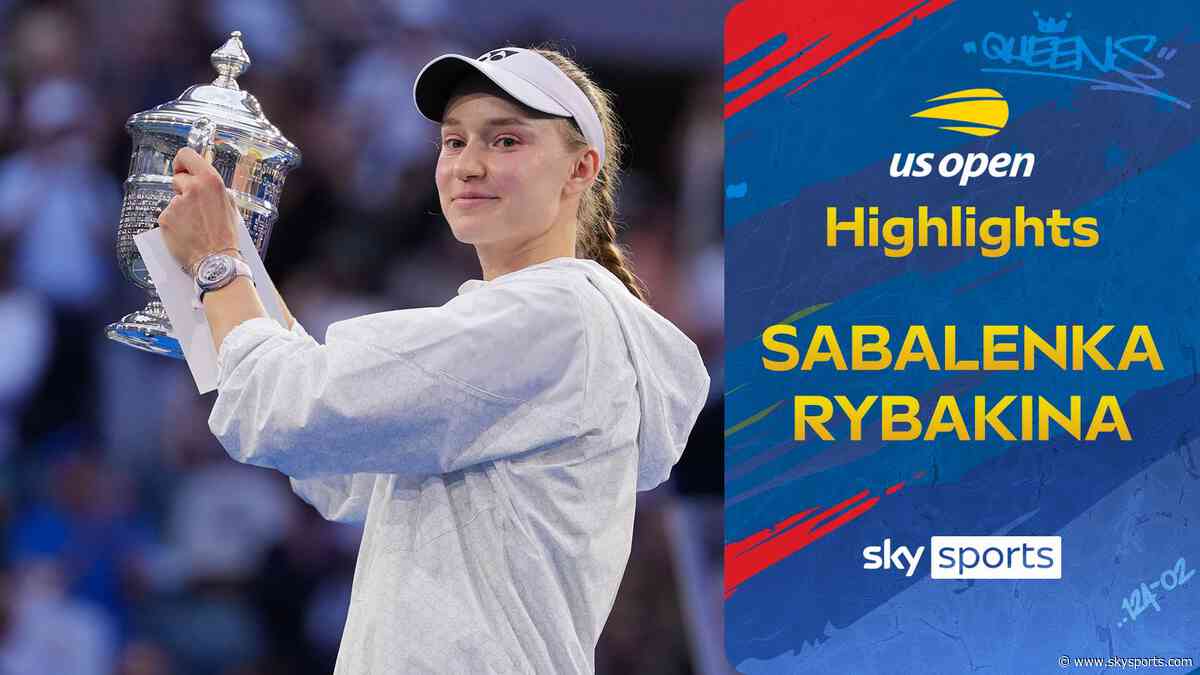 Ruthless Rybakina clinches US Open title with win over Sabalenka