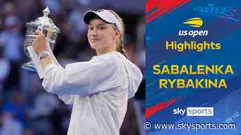 Ruthless Rybakina clinches US Open title with win over Sabalenka