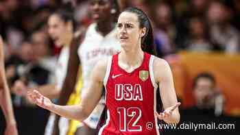 Furious fans call out Team USA over Caitlin Clark's role at World Cup after star's minutes drop to new low