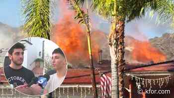 Brothers rescue group of elderly people from burning California assisted living facility
