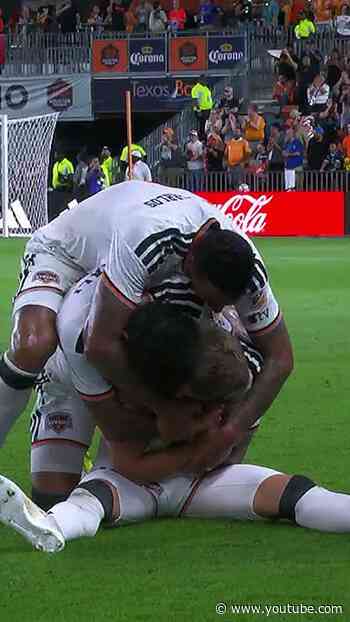 TOP CORNER. BACK OF THE NET. #shorts | Houston Dynamo FC