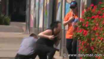 One Nation meet-and-greet spirals into violence as woman is injured after clash with volunteers