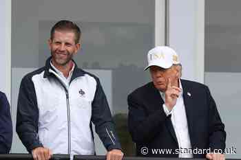 Trump continues Irish visit at golf tournament