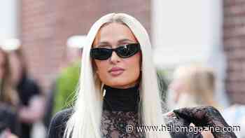 Paris Hilton, 45, turns heads in 'naked' dress for NYFW