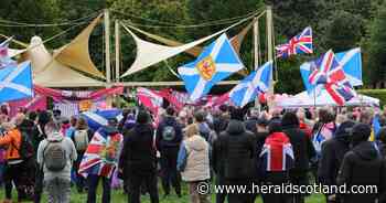 Hundreds gather in Glasgow for anti-immigration rally and counter protest