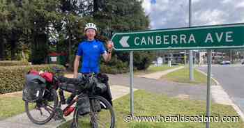Scottish teacher completes 18,000km cycle from Clydebank to Australia