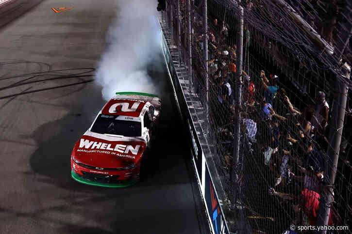 Jesse Love wins dramatic NASCAR O'Reilly race at Gateway