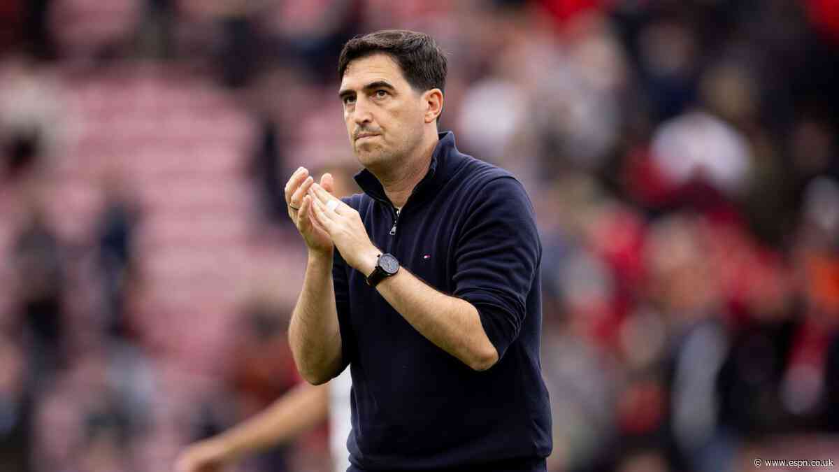 Iraola cites 'lack of freshness' after Liverpool draw