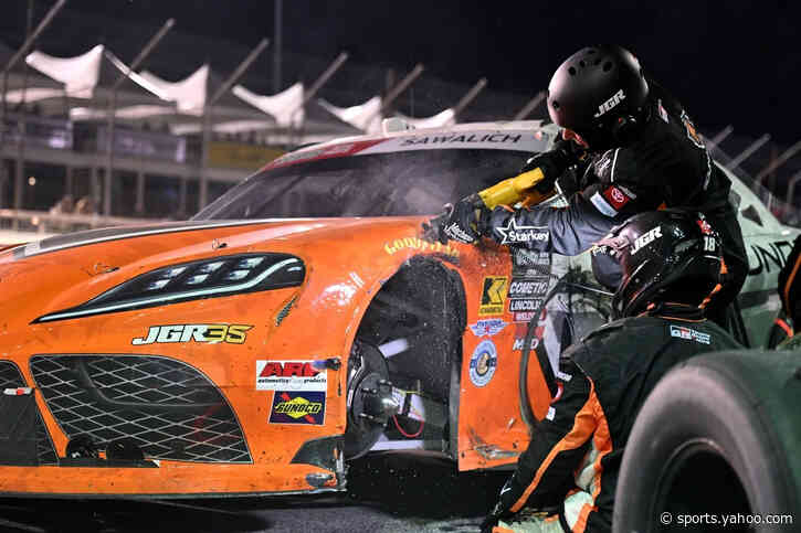 William Sawalich declines comment on wrecking Corey Day, but will NASCAR penalize him?