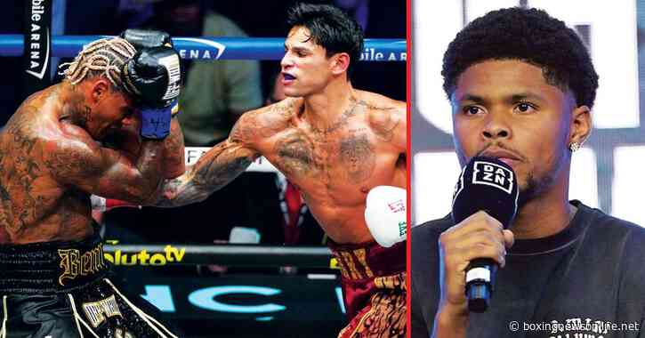 Shakur Stevenson sums up Ryan Garcia’s performance after knockout win over Conor Benn