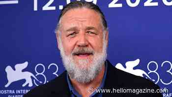 Russell Crowe showcases dramatic weight loss alongside younger girlfriend and rarely-seen son