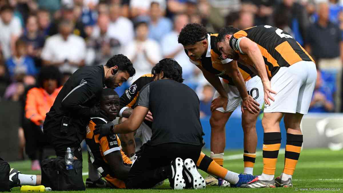 Hull City defender taken to hospital with injury sustained at Chelsea