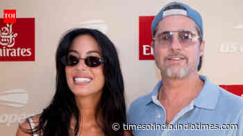 Brad Pitt and Ines De Ramon attend US Open women’s final