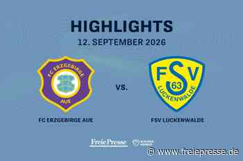 FC Erzgebirge Aue – FSV Luckenwalde: Die Highlights des Spiels im Video