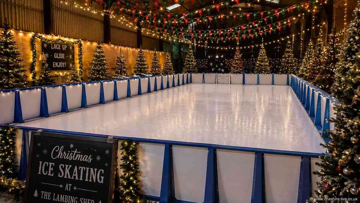 Cheshire farm shop reveals Christmas skating rink plan for large barn