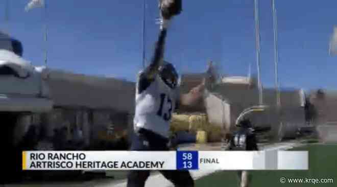 Saturday high school football roundup: Rio Rancho rolls, Bloomfield cruises as district play begins