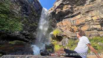 Beautiful autumn waterfall walk away from the crowds which ends with a dip in a woodland pool