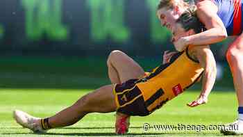 AFLW round five: Hawks star suffers a serious knee injury; weekend results as they happen