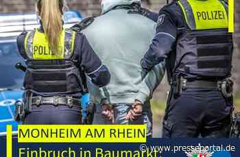 POL-ME: Einbruch in Baumarkt: Polizei fasst Tatverdächtigen - 2609042