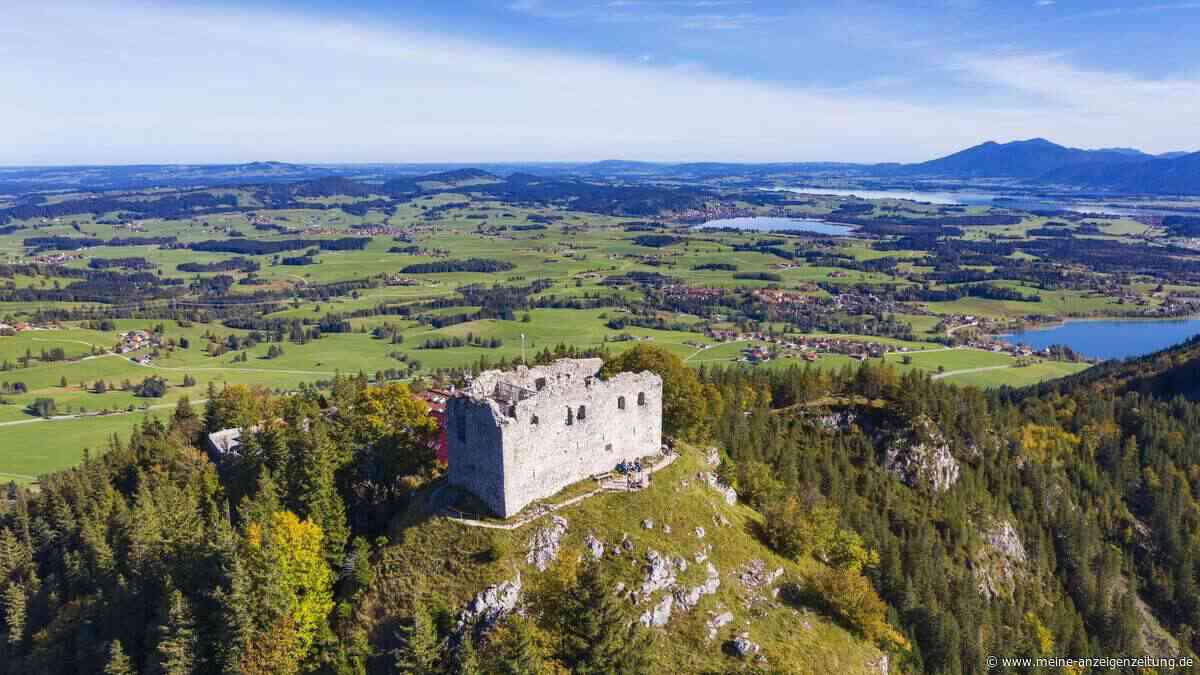 Die höchstgelegene Burgruine Deutschlands befindet sich in Bayern – Märchenkönig hatte imposante Pläne