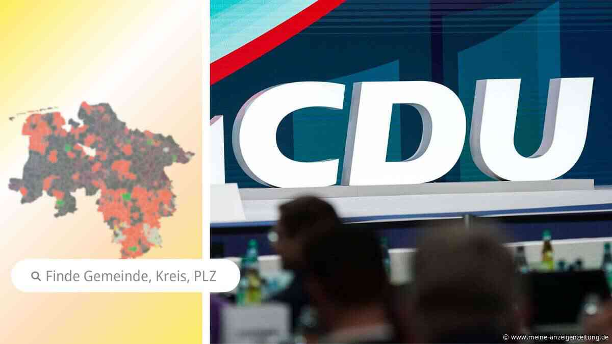 Niedersachsen-Wahl: So schneidet die CDU ab – Ergebnisse in der Live-Grafik