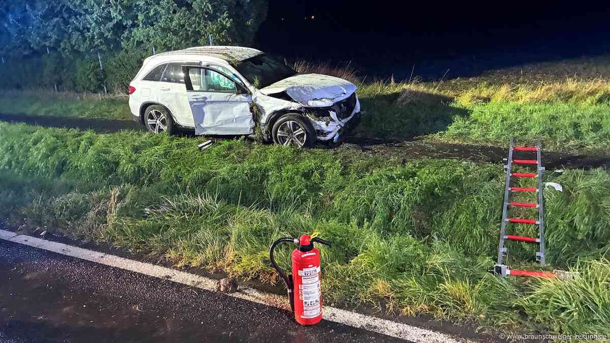 Unfall zwischen Mascherode und Stöckheim: Zwei Verletzte und Suche nach dritter Person