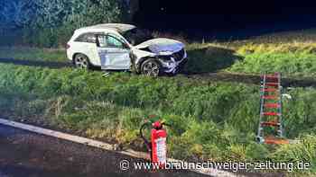Unfall zwischen Mascherode und Stöckheim: Zwei Verletzte und Suche nach dritter Person