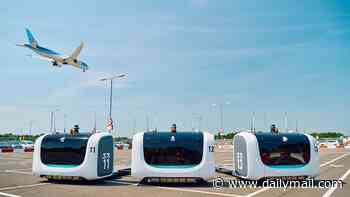 The robot valet! Gatwick becomes first UK airport to unveil robotic parking with passengers able to drop off and pick up their cars without any human interaction