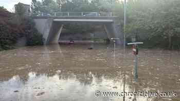 Gateshead flooding LIVE: Updates as burst water main near Redheugh Bridge causing Great North Run traffic chaos