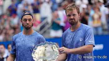 "Enttäuschung natürlich groß": Deutsches Doppel stellt nach US-Open-Pleite die Zukunftsfrage