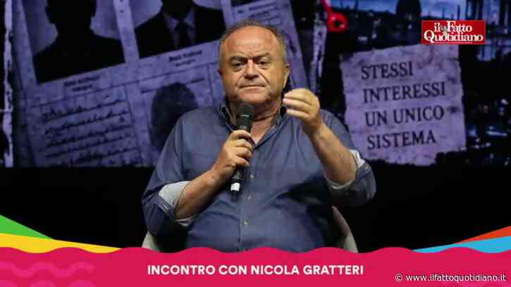 “Io in politica? No, la politica è mediazione. E la mediazione è un accordo al ribasso”: Nicola Gratteri alla Festa del Fatto