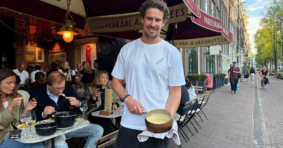 Amsterdamse Hap: zo maakt Van Wees zijn bekende kaasfondue