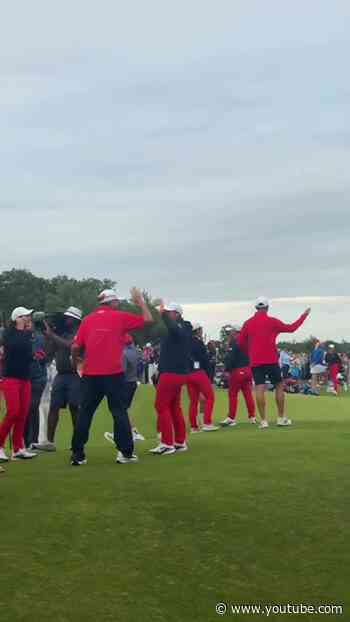 JENNIFER KUPCHO 91ft PUTT SENDS THE U.S. TEAM INTO A FRENZY