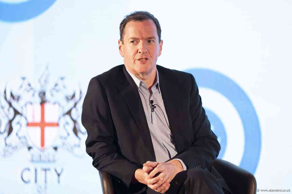 Former chancellor George Osborne says Britain should rejoin customs union