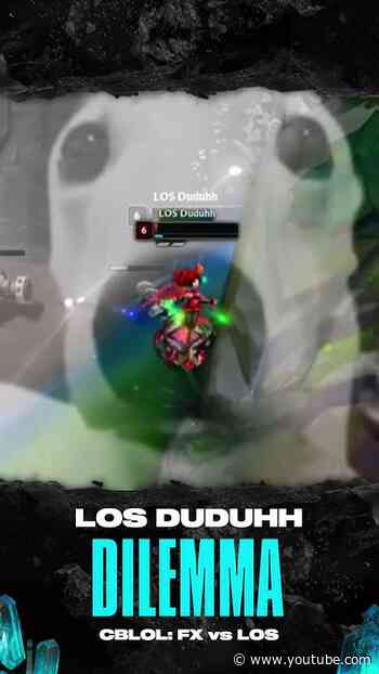 What an uncomfortable situation in League looks like...
