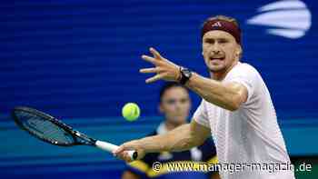 US Open: Alexander Zverev winkt beim Finale Rekordpreisgeld