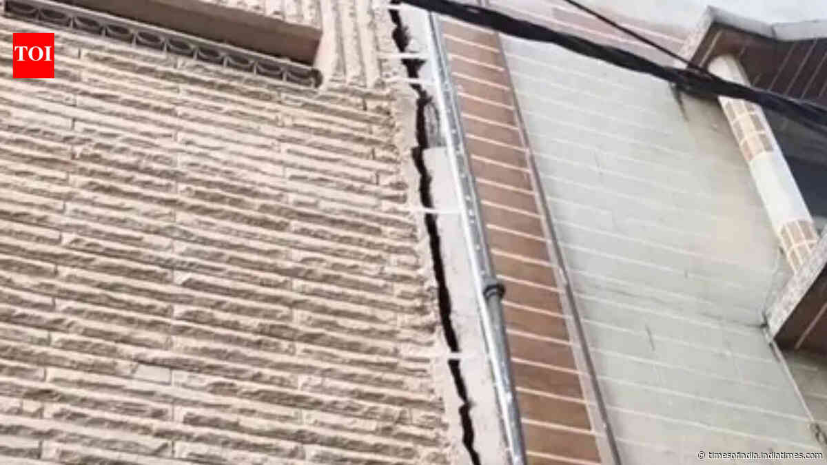 Delhi building evacuated after sudden tilt, owner asked to demolish structure