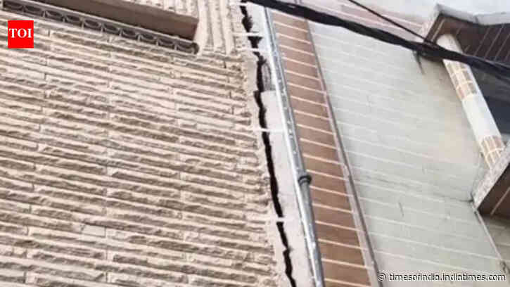 Delhi building evacuated after sudden tilt, owner asked to demolish structure