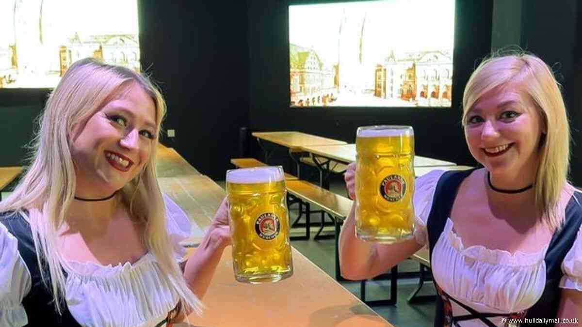 Steins, sausages and singalongs as Oktoberfest takes over Hull venue
