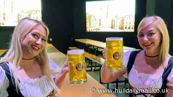 Steins, sausages and singalongs as Oktoberfest takes over Hull venue