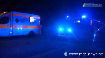 Schriesheim – Motorrad prallt gegen Baum und fängt Feuer: 28-Jähriger bei Unfall auf B3 verletzt