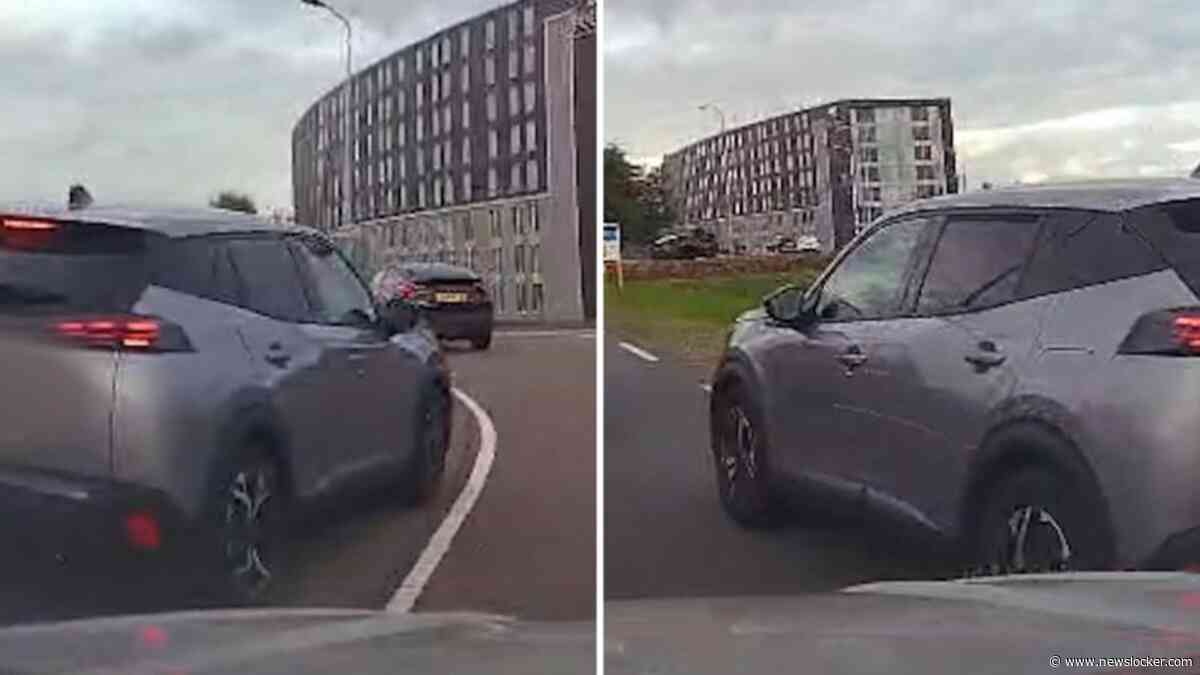 Aso-bestuurder geeft niet op en wint kinderachtige verkeersruzie