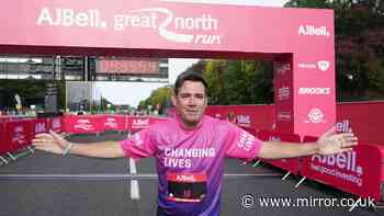 Andy Burnham taking part in Great North Run to raise funds for homeless charity