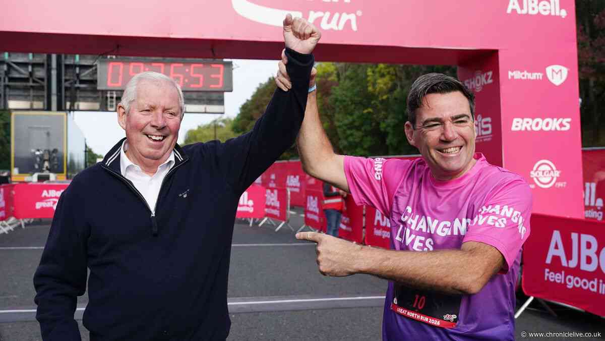 'No way is the PM doing it!' Shock as Andy Burnham makes Great North Run history