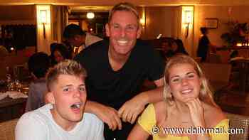 Shane Warne's son Jackson shares heartbreaking FaceTime video his dad sent before his death as the children of the late cricket legend celebrate what would have been his 57th birthday